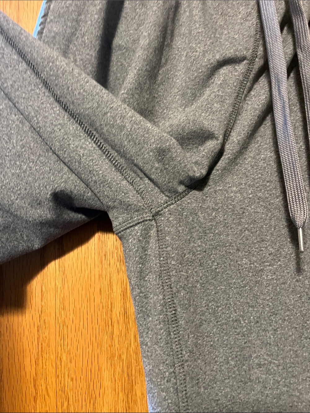 Free People Heather Gray Wide-Leg Knit Pull-On Pants - Picture 7 of 12